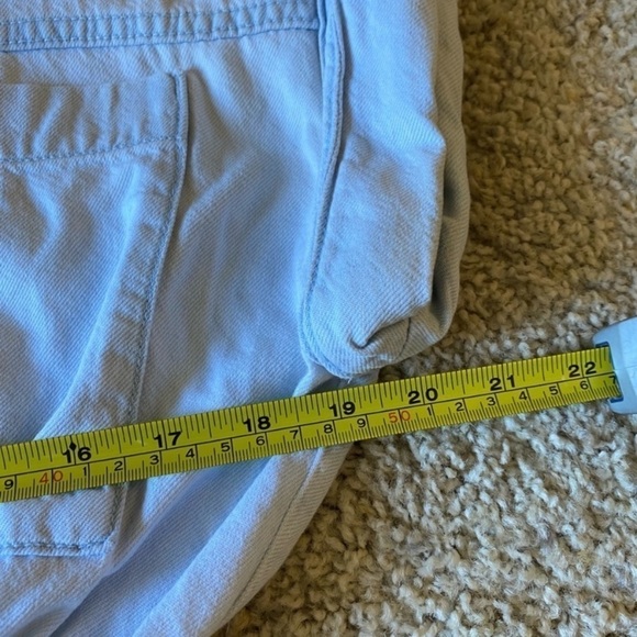 Zara Women’s Denim Jumpsuit Romper Light Denim Size Medium Button Down - Picture 5 of 10